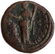 As - Lucius Verus TR P VIIII IMP V COS III S C; Annona, Rome, 168-169 reverse image