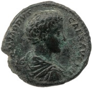 As - Commodus PONTIF obverse image