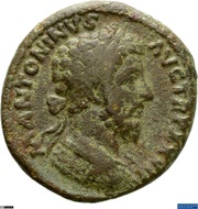 As - Marcus Aurelius SECVRITAS PVBLICA IMP VI COS III S C; Securitas obverse image
