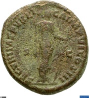 As - Marcus Aurelius SECVRITAS PVBLICA IMP VI COS III S C; Securitas, Rome, 172-173 reverse image
