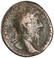 As - Marcus Aurelius SECVRITAS PVBLICA IMP VI COS III S C; Securitas obverse image