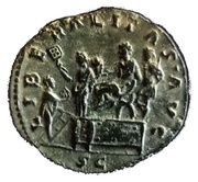 As - Commodus LIBERALITAS AVG S C, Rome, 172-173 reverse image