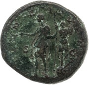 As - Commodus PRINC IVVENT S C, Rome, 172-173 reverse image