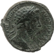 As - Marcus Aurelius GERMANIA SVBACTA IMP VI COS III S C; Germania obverse image
