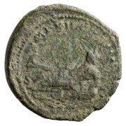 As - Marcus Aurelius IMP VII COS III S C; Tiber, Rome, 174-175 reverse image