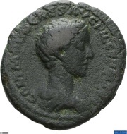 As - Commodus PIETAS AVG S C obverse image
