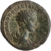 As - Commodus PIETAS AVG S C obverse image