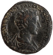 As - Commodus SPES PVBLICA S C; Spes obverse image