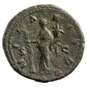 As - Commodus HILARITAS S C; Hilaritas, Rome, 176 reverse image