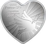 1000 Francs Christening obverse image