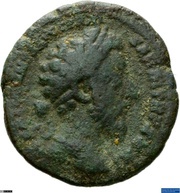 As - Marcus Aurelius IMP VIII COS III FELICITATI AVG P P S C; Neptune obverse image