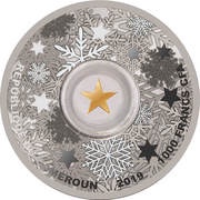 1000 Francs Merry Christmas obverse image