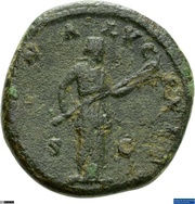 As - Crispina DIANA LVCIFERA S C; Diana, Rome, 178-191 reverse image