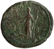 As - Crispina IVNO S C; Juno, Rome, 178-191 reverse image