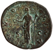 As - Crispina IVNO LVCINA S C; Juno, Rome, 178-191 reverse image