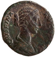 As - Crispina VENVS S C; Venus obverse image