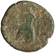 As - Crispina VENVS FELIX S C; Venus and Victory, Rome, 178-191 reverse image
