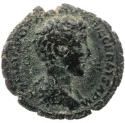 As - Commodus COMMODO CAES AVG FIL GERM SARM obverse image