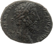 As - Commodus M COMM ANTON AVG PIVS BRIT obverse image