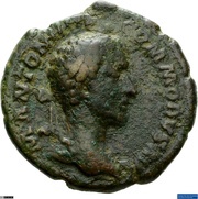 As - Commodus TR P VII IMP IIII COS III P P S C; Minerva obverse image