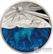 1000 Francs Polar bear, Cameroon, 2019 reverse image