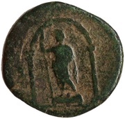 As - Commodus P M TR P XI IMP VII COS V P P S C; Janus, Rome, 186 reverse image
