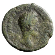As - Commodus P M TR P XI IMP VII COS V P P S C; Aequitas obverse image
