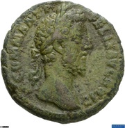 As - Commodus P M TR P XIII IMP VIII COS V P P S C; Aequitas obverse image
