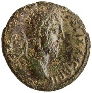 As - Commodus P M TR P XIII IMP VIII COS V P P S C; Genius obverse image