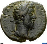 As - Commodus PACI AETER P M TR P XIIII COS V P P S C; Pax obverse image