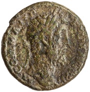 As - Commodus VICT FELI P M TR P XIIII COS V P P S C; Victory obverse image