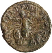 As - Commodus VICT FELI P M TR P XIIII COS V P P S C; Victory, Rome, 188-189 reverse image