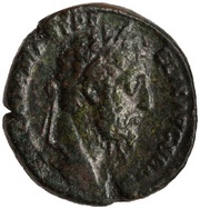 As - Commodus COL L AN COM P M TR P XV IMP VIII COS VI S C obverse image