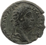 As - Commodus LIB AVG P M TR P XV COS VI S C; Libertas obverse image