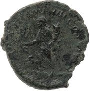 As - Commodus P M TR P XVII IMP VIII COS VII P P S C; Fortuna, Rome, 192 reverse image