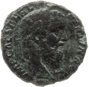 As - Pertinax AEQVIT AVG TR P COS II S C; Aequitas obverse image