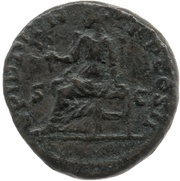 As - Pertinax OPI DIVIN TR P COS II S C; Ops, Rome, 193 reverse image