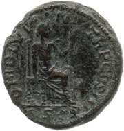 As - Pertinax OPI DIVIN TR P COS II S C; Ops, Rome, 193 reverse image