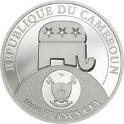 1000 Francs Donald Trump obverse image