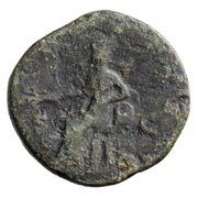 As - Julia Domna MATER DEVM S C; Cybele, Rome, 196-211 reverse image