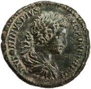 As - Caracalla LIBERALITAS AVG IIII S C; Liberalitas obverse image