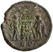 As - Septimius Severus COS III LVD SAEC FEC S C; Hercules, Bacchus, and Liber, Rome, 204 reverse image