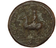 As - Septimius Severus P M TR P XV COS III P P S C, Rome, 207 reverse image