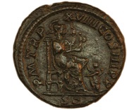 As - Septimius Severus P M TR P XVIII COS III P P S C; Roma, Rome, 210 reverse image