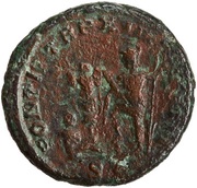 As - Caracalla PONTIF TR P XIII COS III S C; Virtus, Rome, 210 reverse image