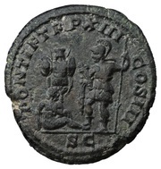 As - Caracalla PONTIF TR P XIII COS III S C; Virtus, Rome, 210 reverse image