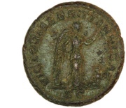 As - Septimius Severus VICTORIAE BRITTANNICAE S C; Victory, Rome, 210-211 reverse image
