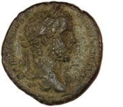 As - Geta VICTORIAE BRITTANICAE S C; Victory obverse image