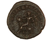As - Geta VICTORIAE BRITTANICAE S C; Victory, Rome, 210-212 reverse image