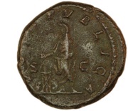 As - Geta VOTA PVBLICA S C, Rome, 210-212 reverse image
